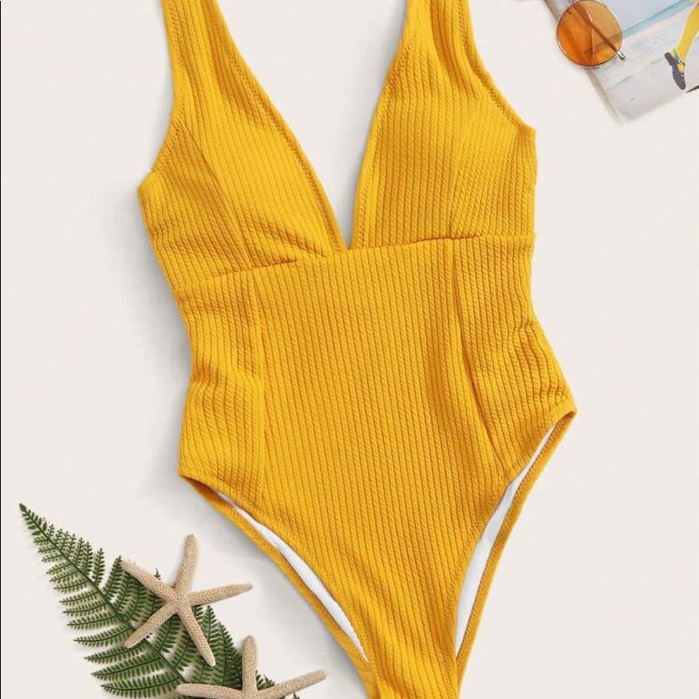 Brand New - Ribbed One piece Bathing Suit